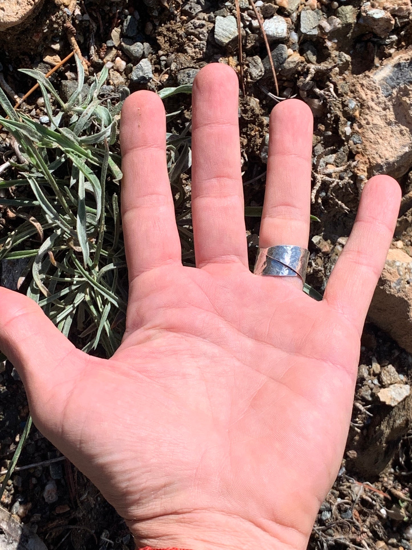 Adjustable Green labradorite ring