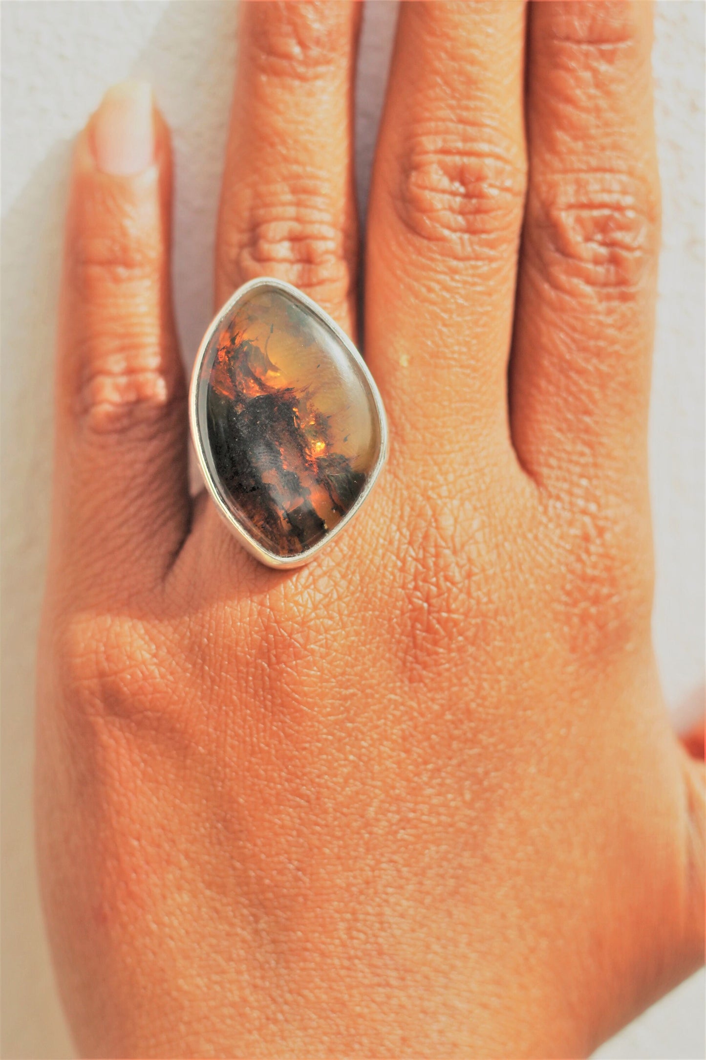 Mexican amber ring