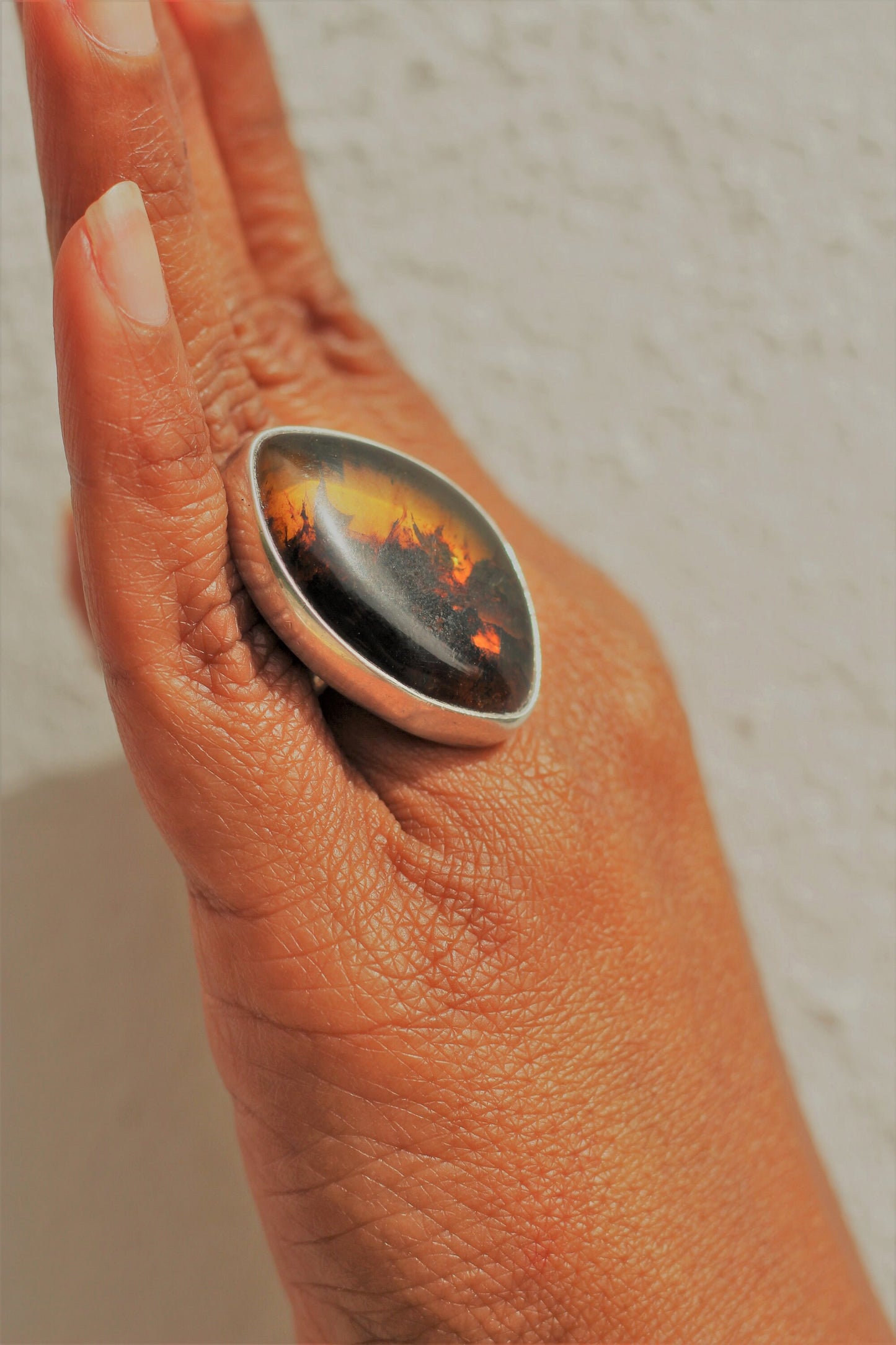 Mexican amber ring